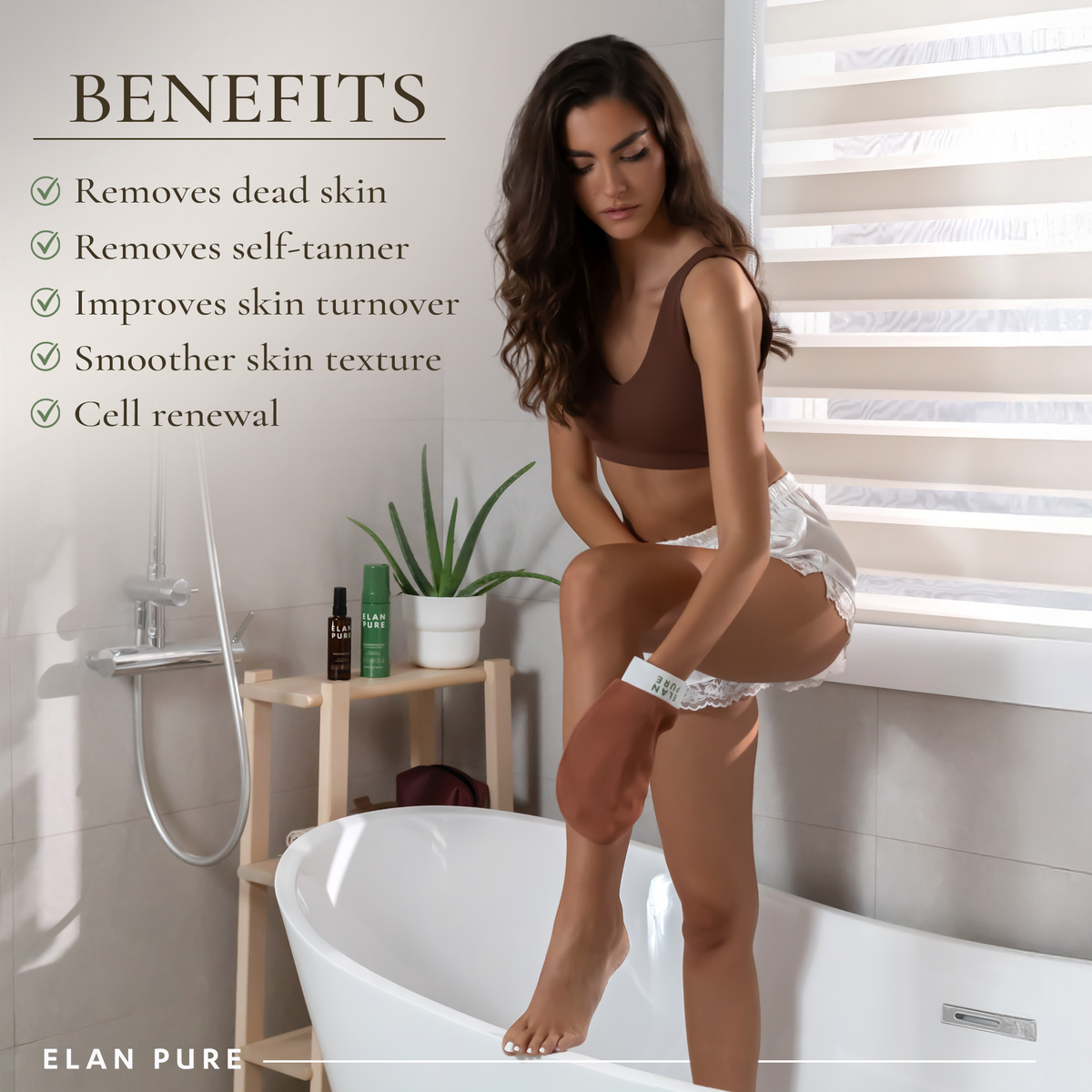 Guante exfoliante