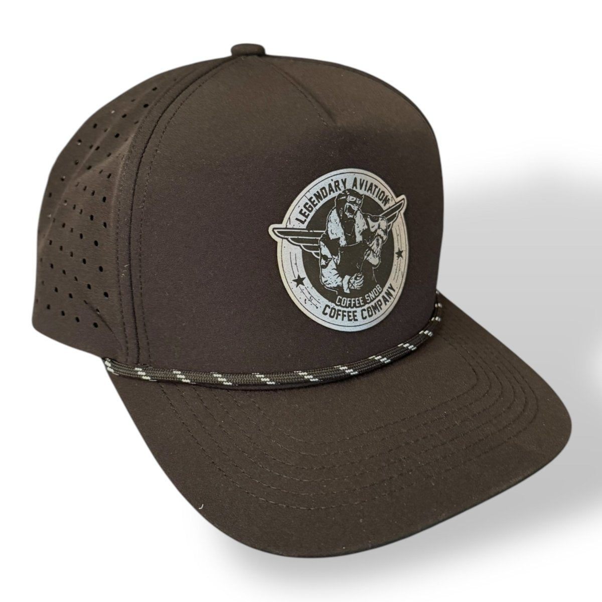 Gorra de aviador de alto rendimiento con calavera legendaria