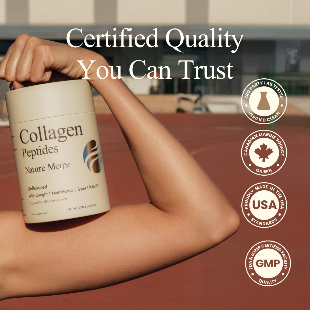 Wild-Caught Marine Collagen Peptides – Type I, II, III & IV