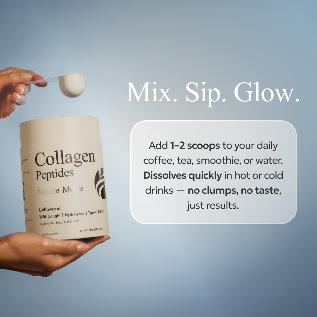 Wild-Caught Marine Collagen Peptides – Type I, II, III & IV