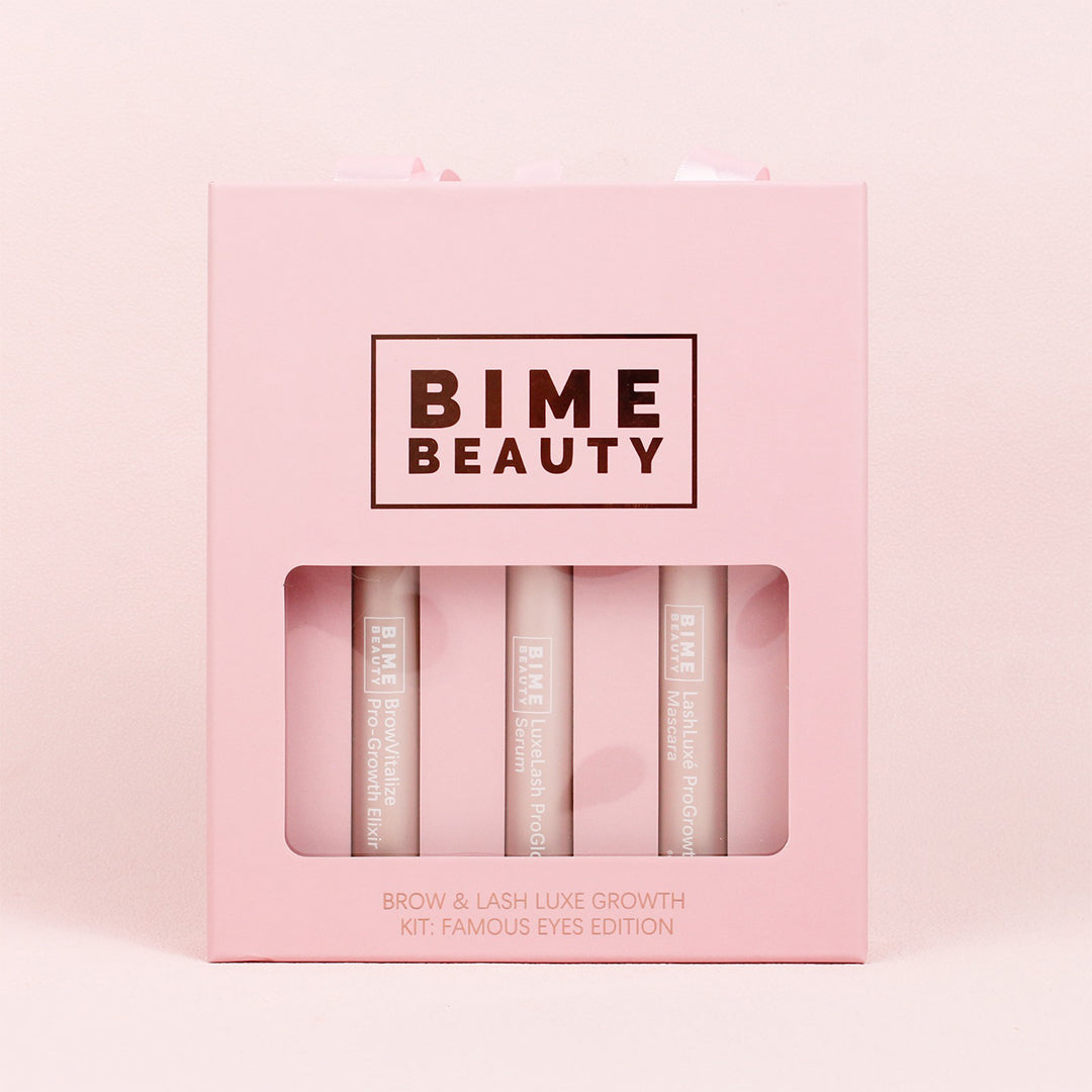 Kit de crecimiento de cejas y pestañas Lux: Edición Famous Eyes