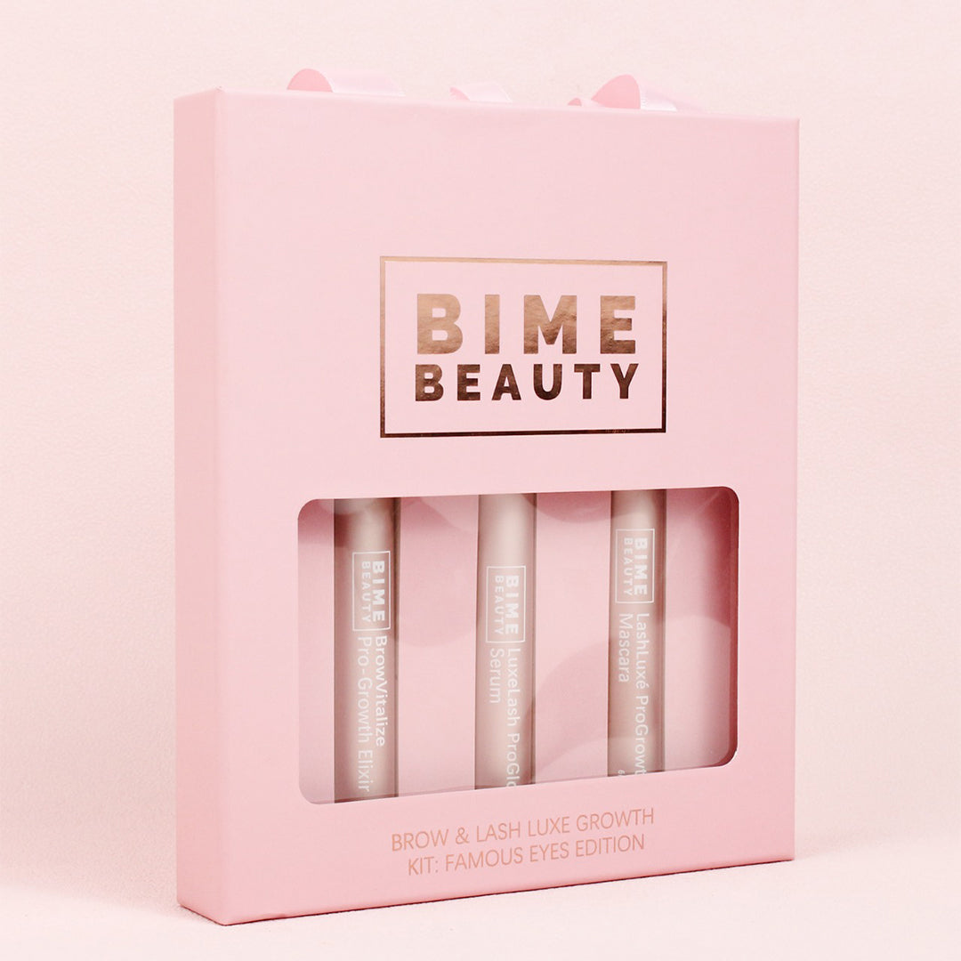 Kit de crecimiento de cejas y pestañas Lux: Edición Famous Eyes