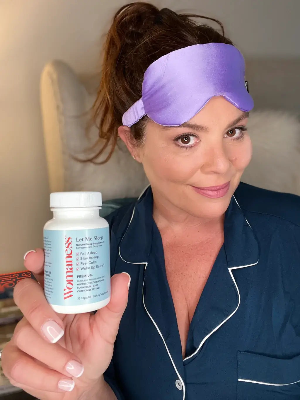 Womaness - Let Me Sleep - Natural Sleep Supplement: 30 capsules