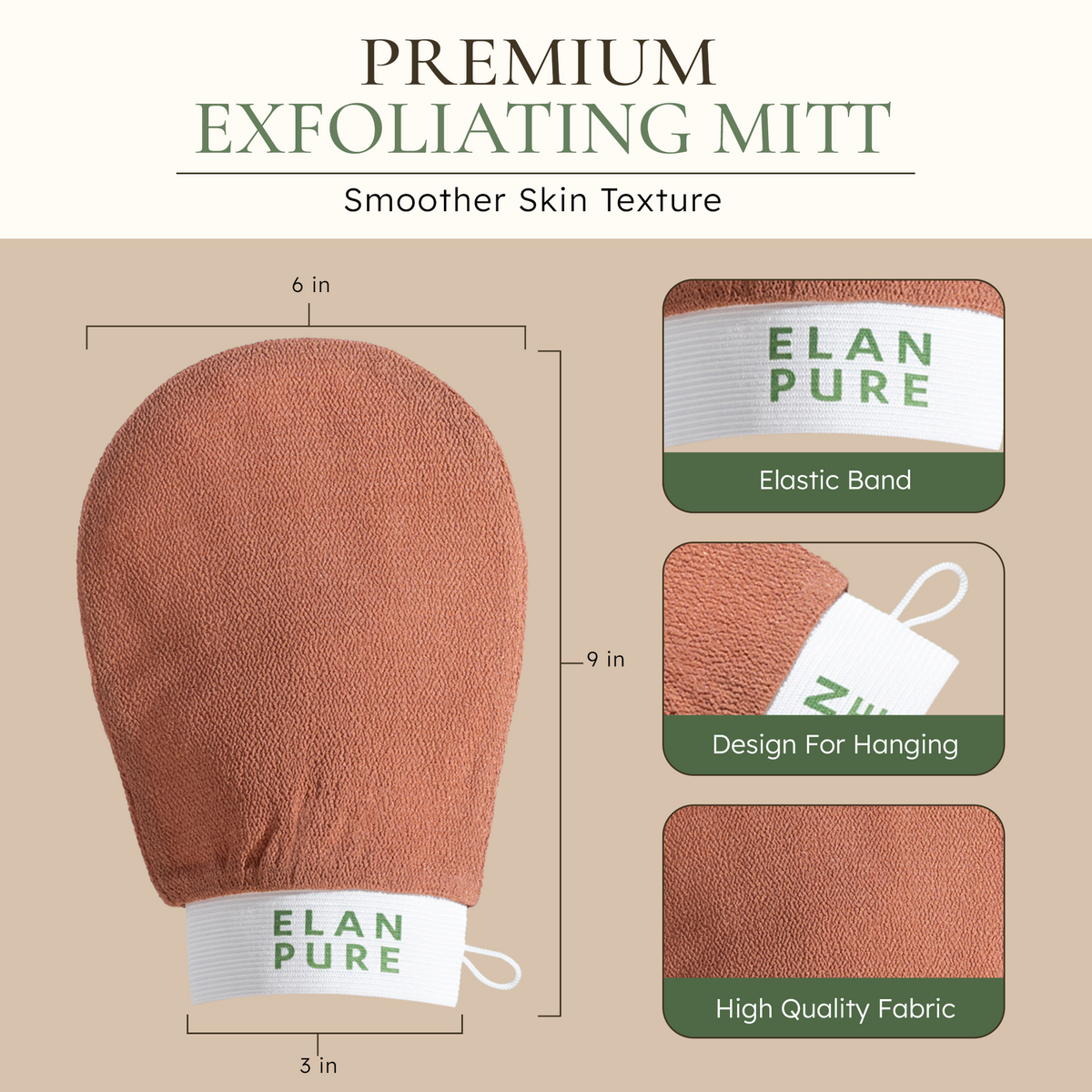 Guante exfoliante