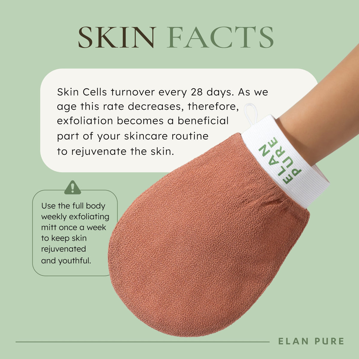 Guante exfoliante