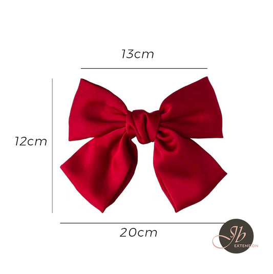 JBextension Silky Satin Hair Bow Clips Big Bowknot Claw Hair Clip French Barrettes Accessories for Women Girls