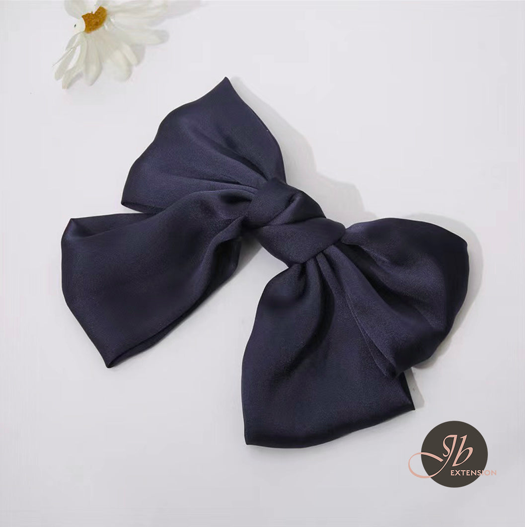 JBextension Silky Satin Hair Bow Clips Big Bowknot Claw Hair Clip French Barrettes Accessories for Women Girls