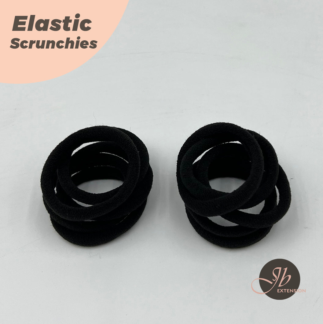 JBextension High Stretch Elastic Hair Tie Casual Simple Plain Hair Accessories For Women, Simple Minimalist Ponytail Holder 10 PCS