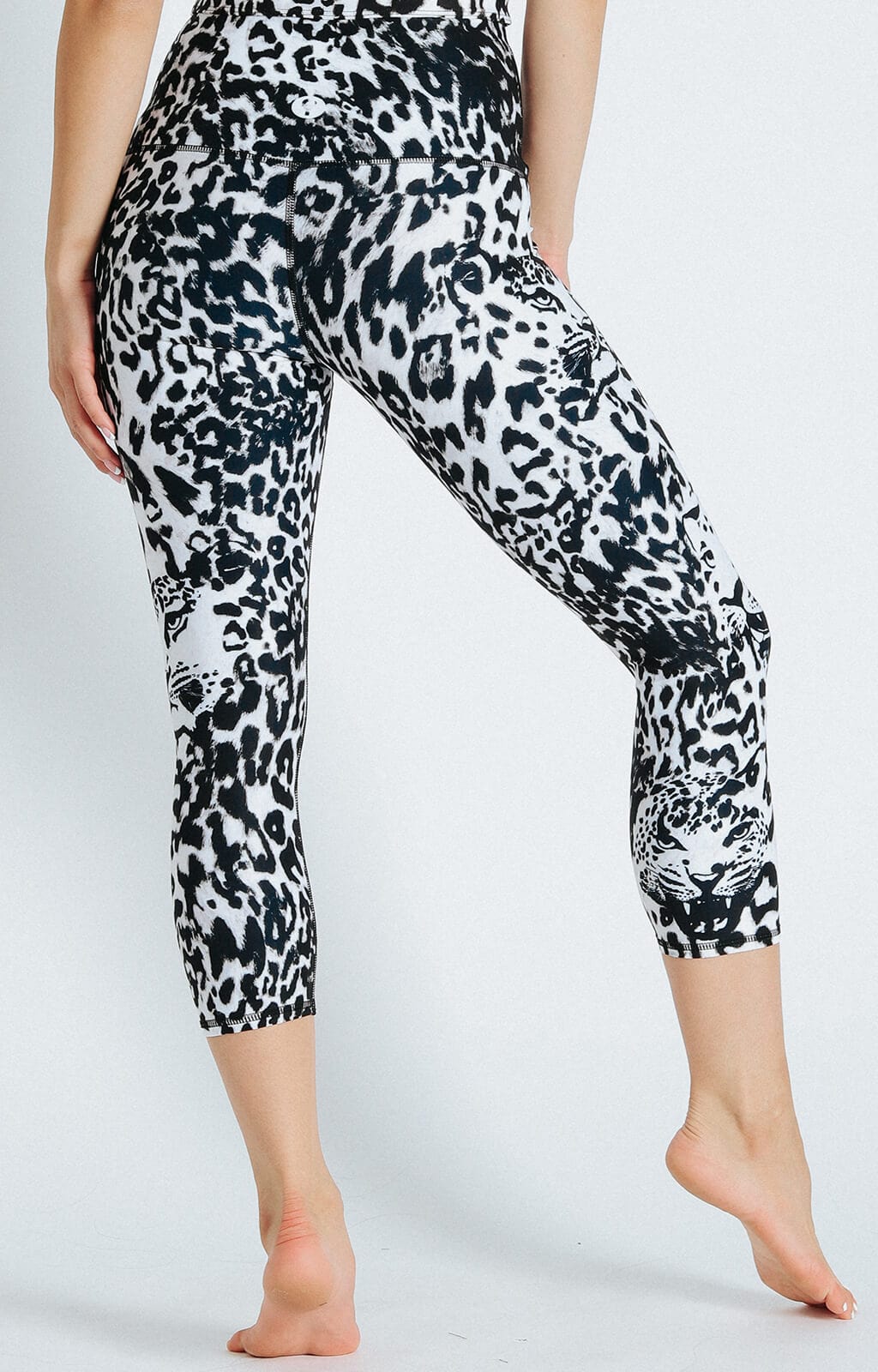Capri Legging - Ghost Leopard