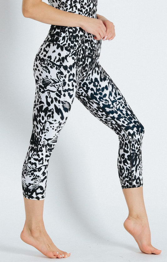 Capri Legging - Ghost Leopard