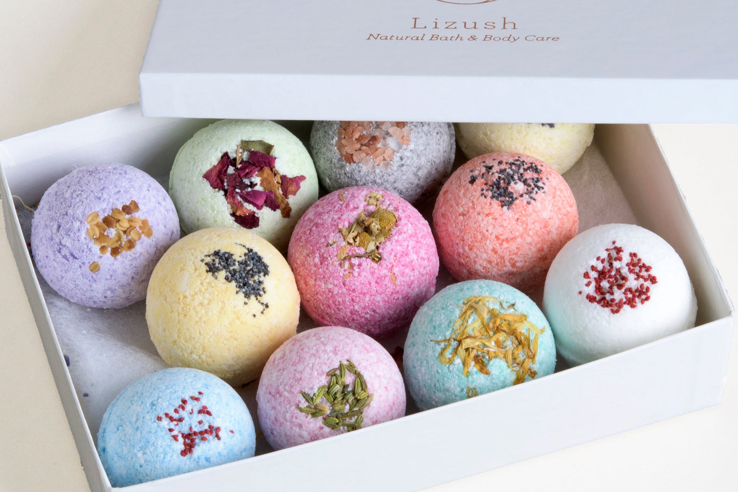 11 Bath Bombs Gift Box + one Free Bomb to make 12 !!