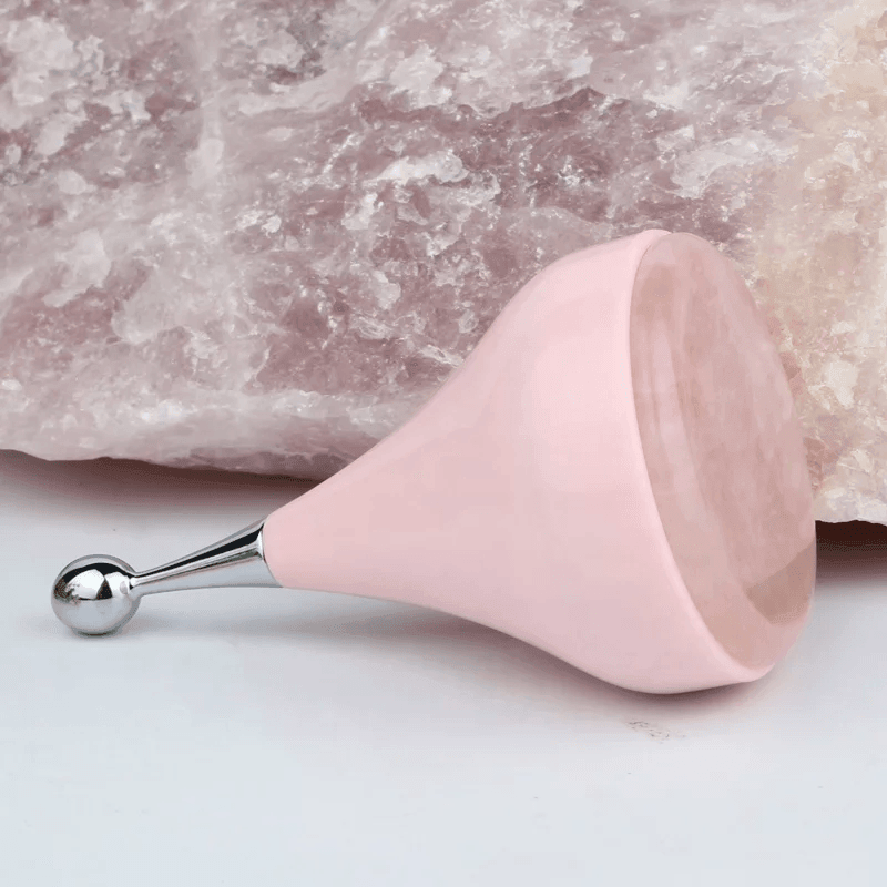 ROSE QUARTZ COLD MASSAGE TOOL