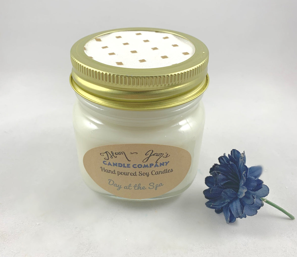 Bougie en soja Journée au spa – Parfum propre et apaisant | Mam Jam’s