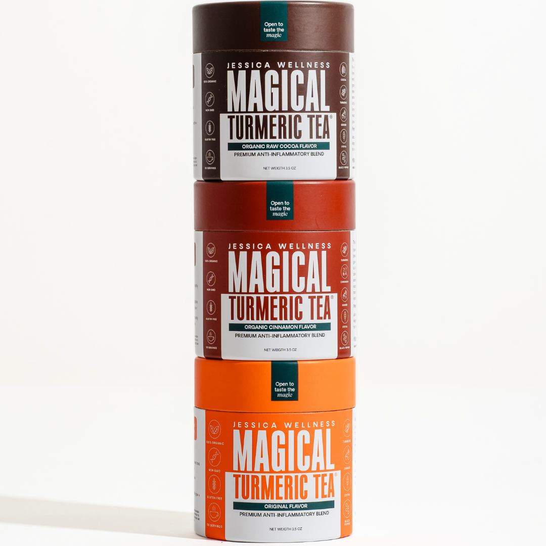 Paquete completo de té mágico de cúrcuma