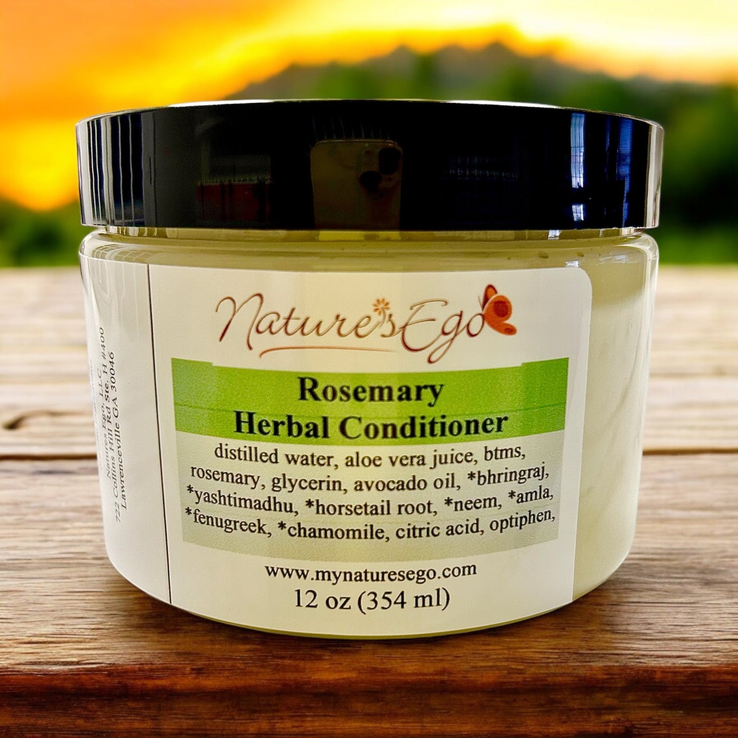 Rosemary Herbal Conditioner (all hair types, locs, bhringraj, amla, yashtimadhu, neem)