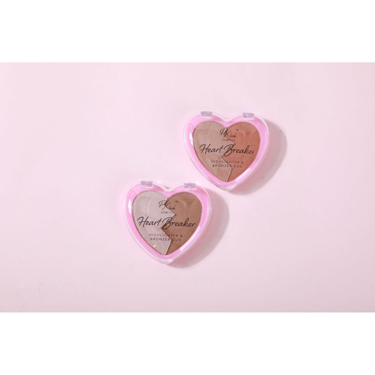 Dúo de iluminador y bronceador PxLook HeartBreaker