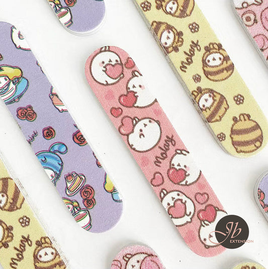 JBextension 1 Pcs Colored Nail File Nail Polish Buffers Mini Tools Double Sided Nail Files Nail Art Tools Nail Polishing Strips Manicure Nail Files Mini Decor Rubbing Sponge Portable