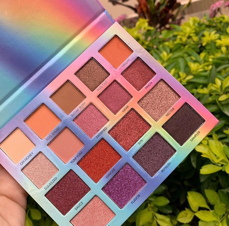 Paleta de sombras de ojos corta pero dulce