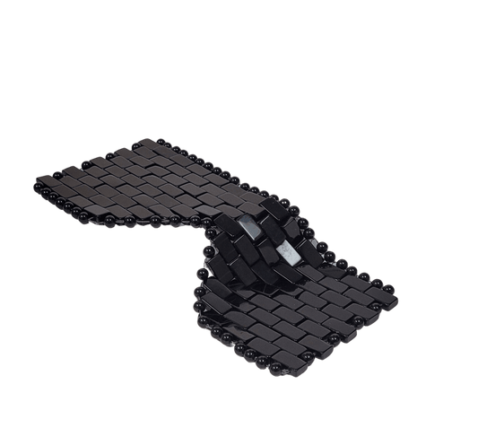 Obsidian Eye Mask - Handmade