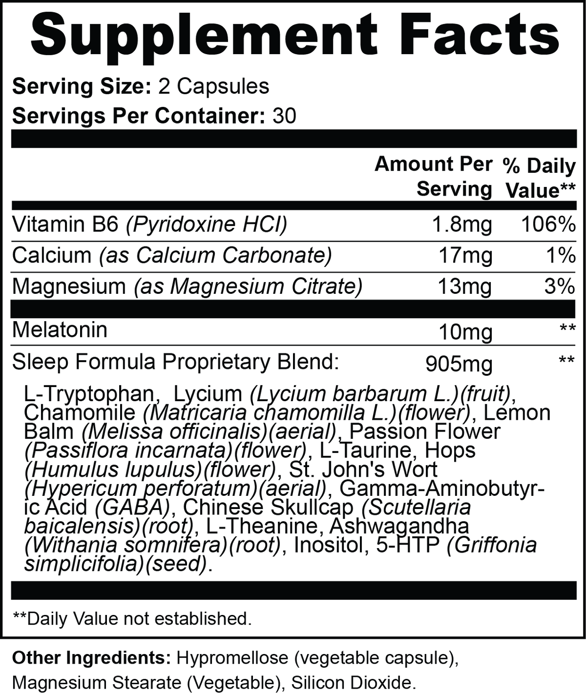 Tranquiva Sleep Support | 60 Count