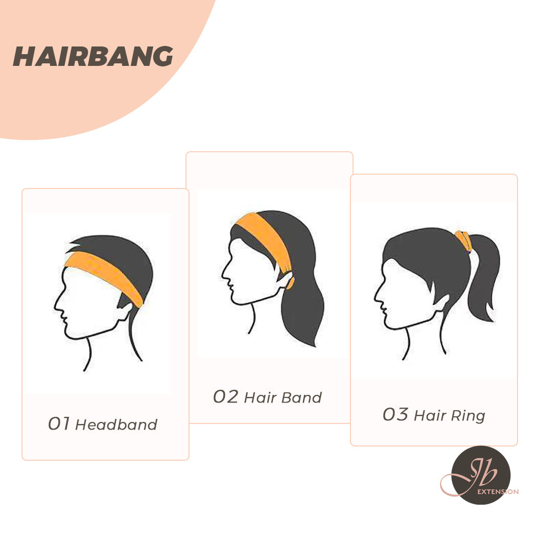 JBEXTENSION Multiple Use Elastic Hair Bang Headband Hair Ring