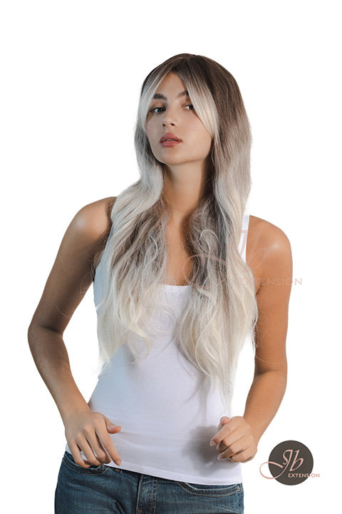 JBEXTENSION 26 Inches Light Blonde Body Wave Women Wig JADEN
