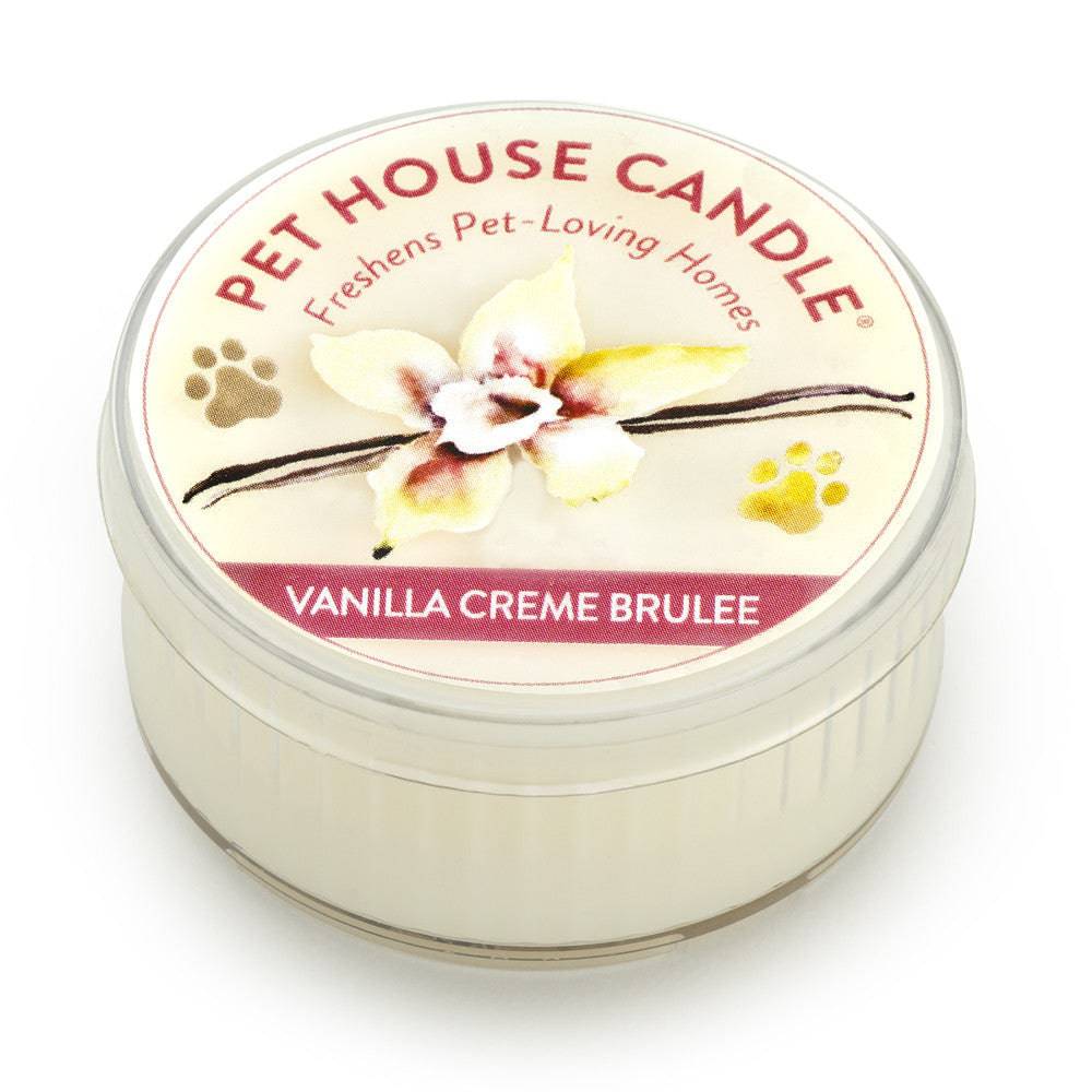 Mini vela de crema brûlée de vainilla