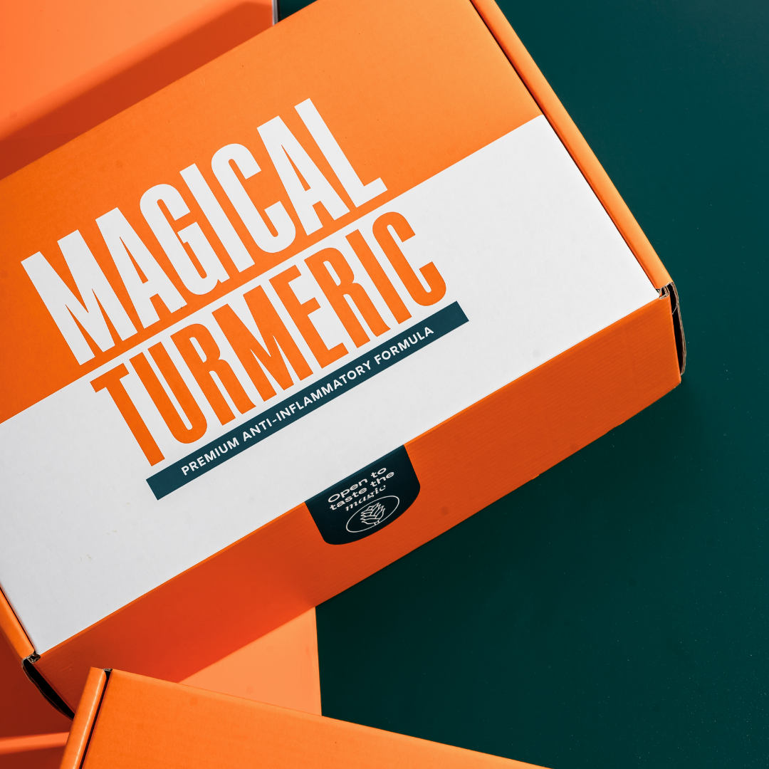 Paquete completo de té mágico de cúrcuma