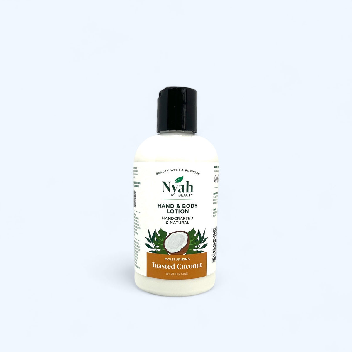 Noix de coco grillée - Lait hydratant naturel pour les mains et le corps