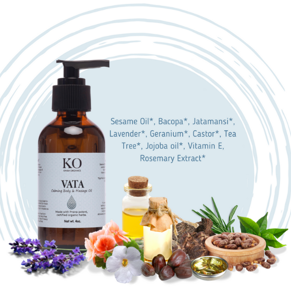 VATA - EL ACEITE CALMANTE PARA CUERPO Y MASAJE