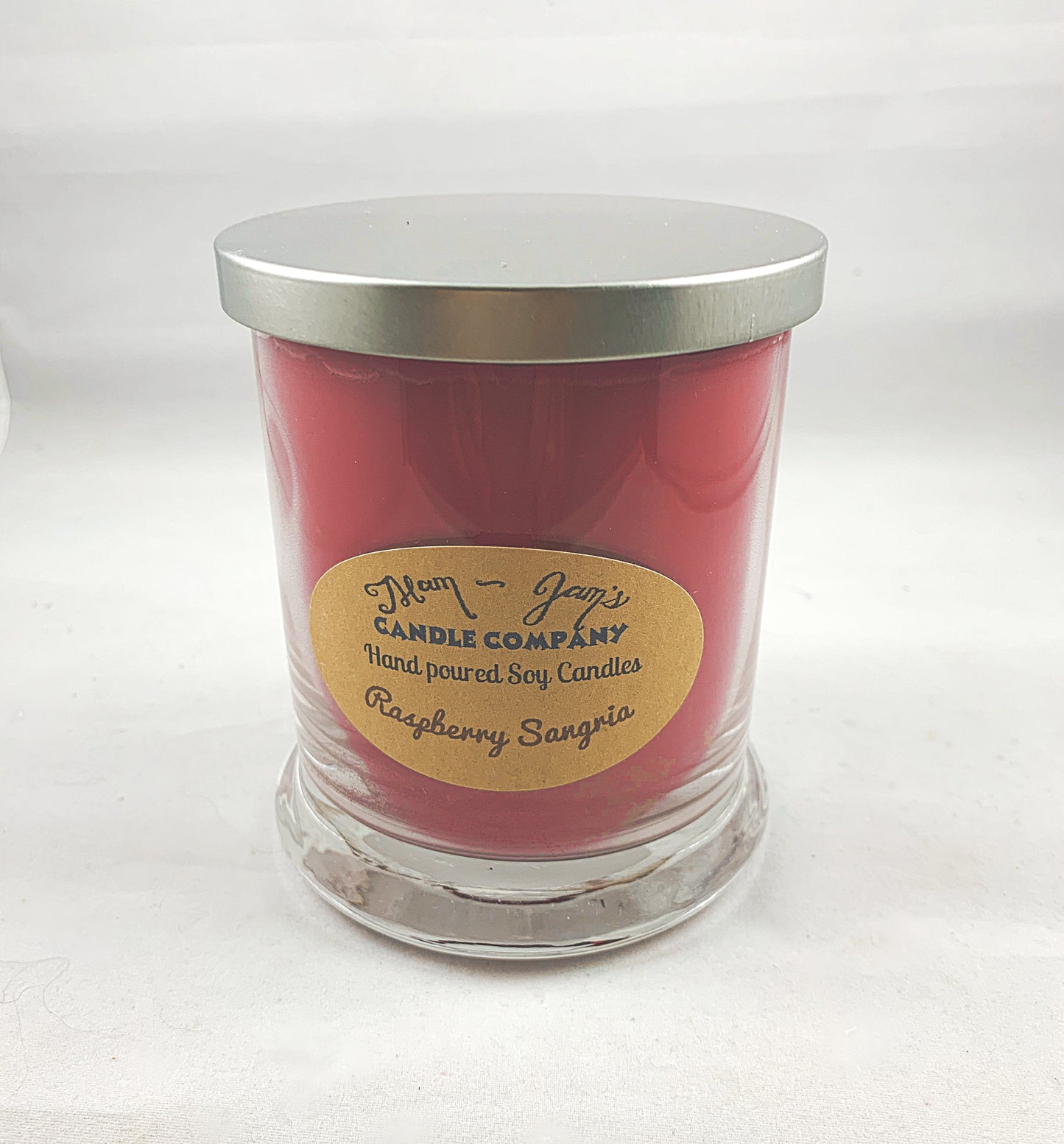Raspberry Sangria Soy Candle – Fruity & Refreshing Scent | Mam Jam’s