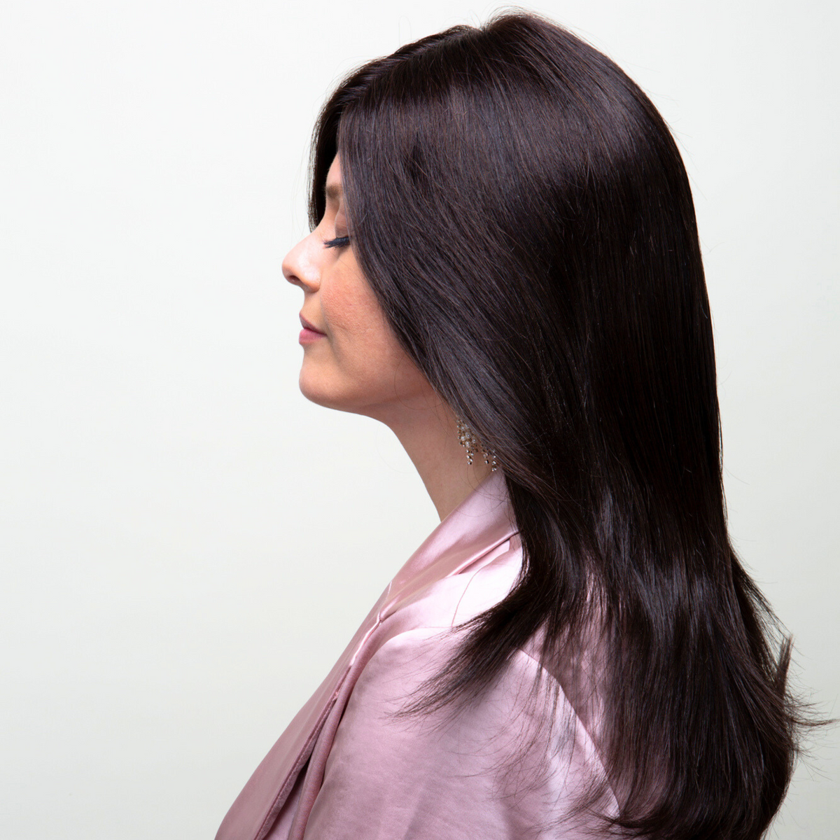 Peluca Hera de 15" de cabello humano Remy con encaje frontal (anudada a mano)