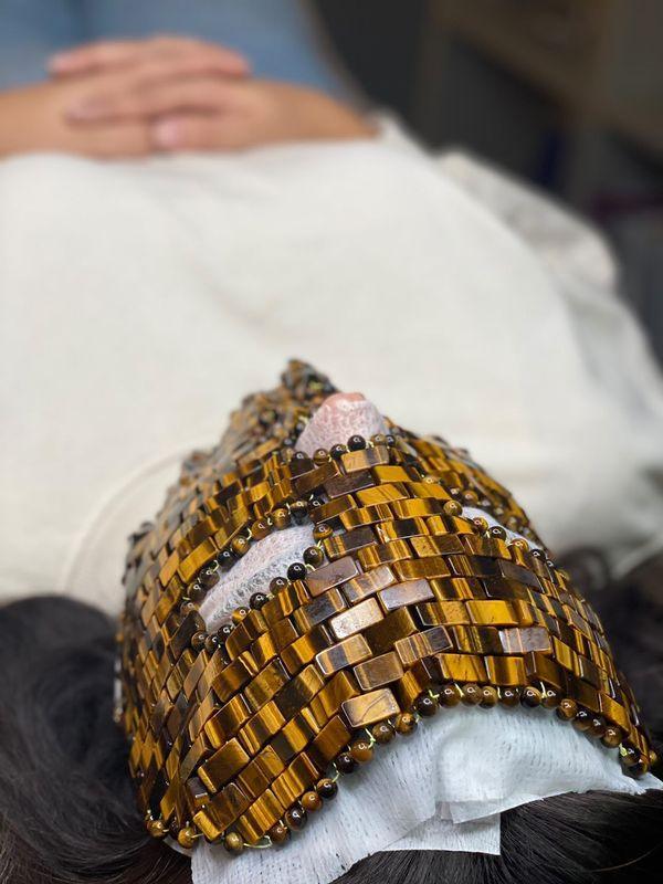 ZAQ Tiger Eye FACE MASK - Handmade