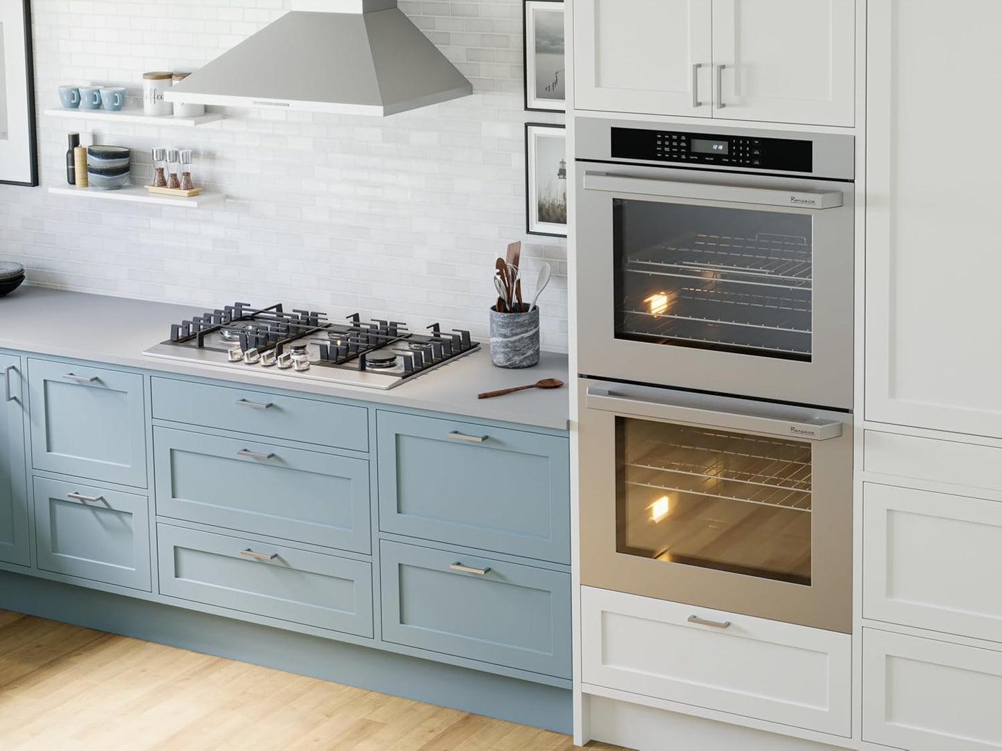 Rangaire 36" Wall-Mounted Range Hood 580 CFM Convertible Stainless Steel RHWMP36S