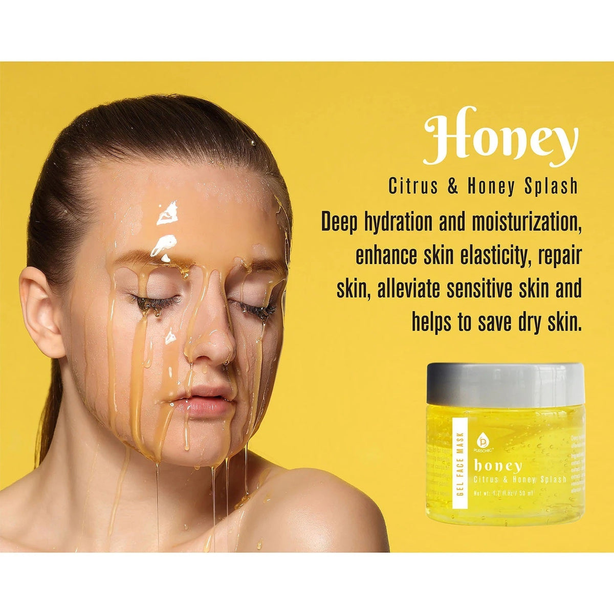 Mascarilla facial de barro con aplicador (paquete de 3)