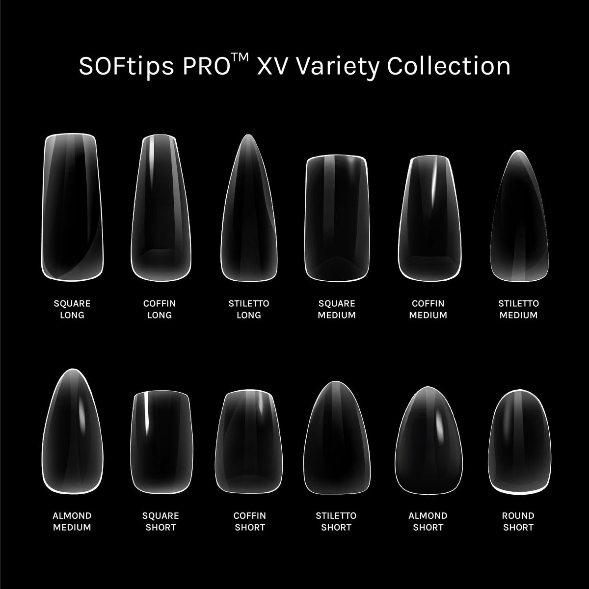 SOFTIPS PRO™ XV SCULPTED - VARIETY COLLECTION
