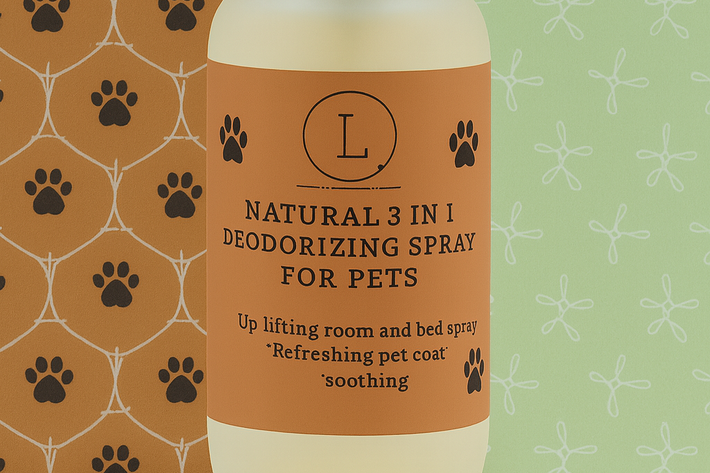 Spray desodorante natural para MASCOTAS