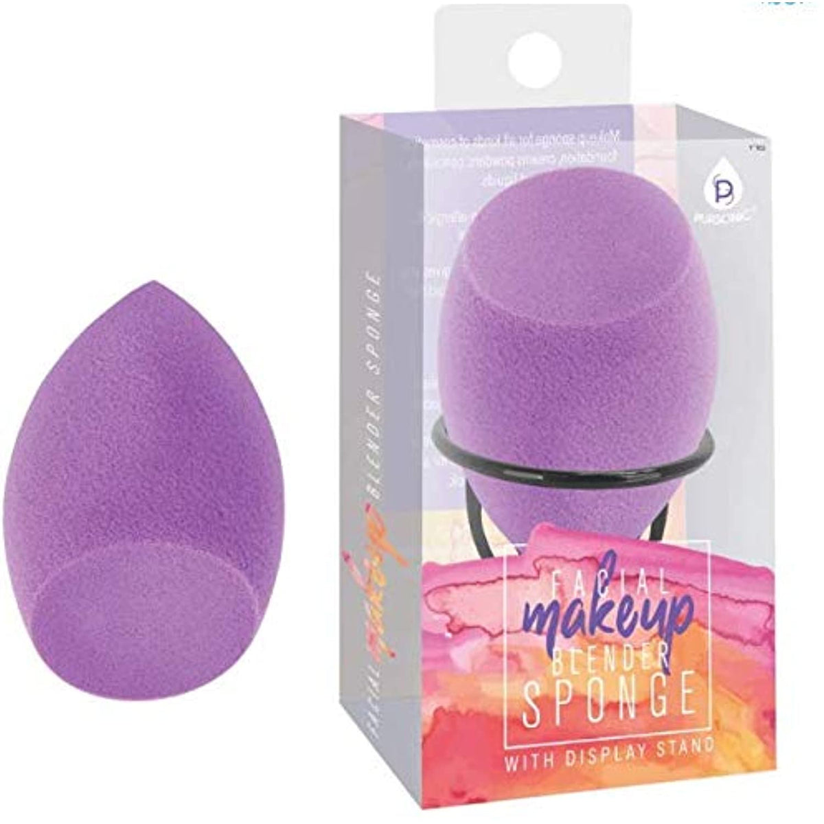 Esponja mezcladora de maquillaje facial Pursonic con soporte