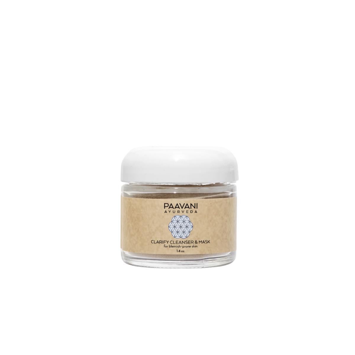 Limpiador y mascarilla Clarify | Granos limpiadores ayurvédicos para pieles con tendencia a las imperfecciones