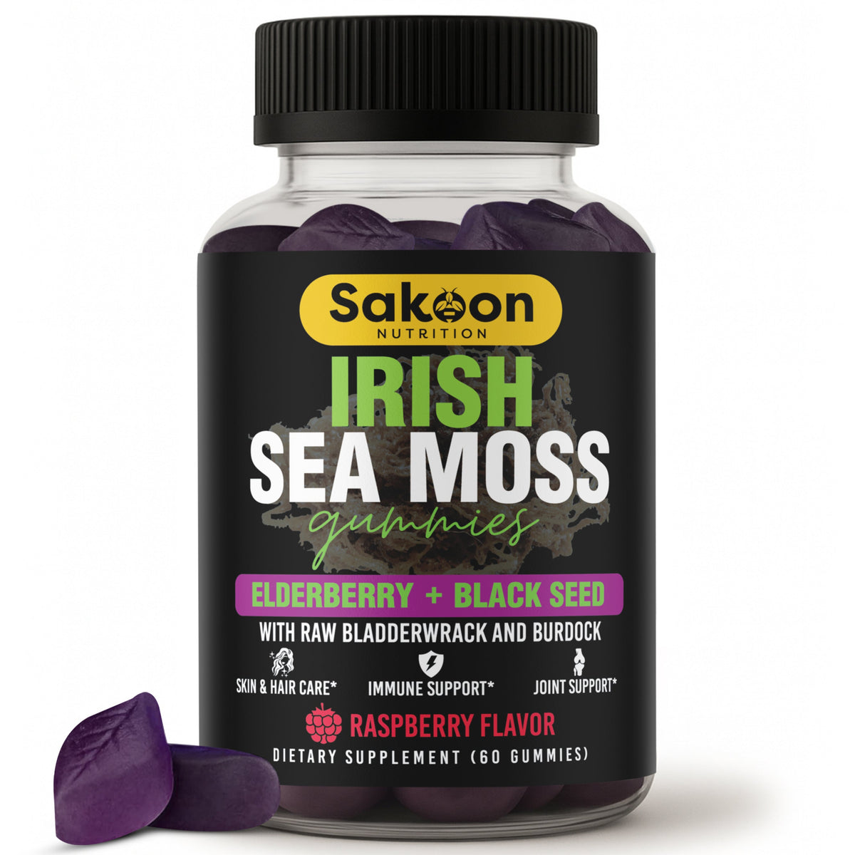 Irish Sea Moss Gummies + Elderberry