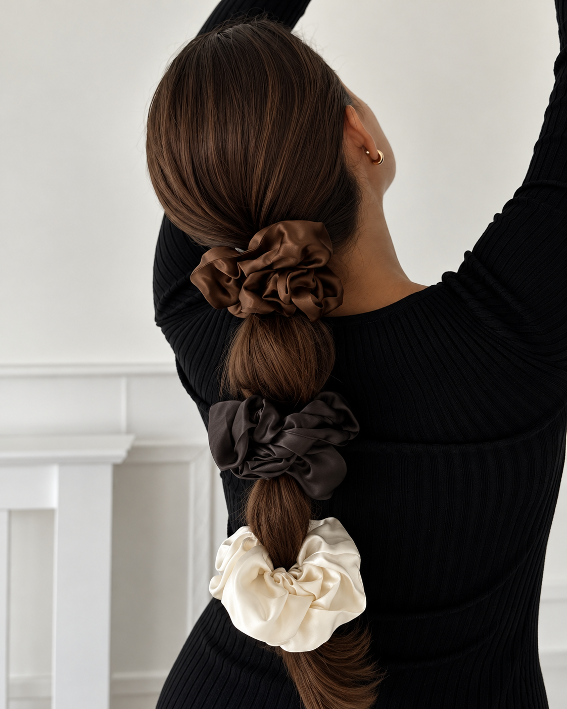 Elegant Cascade Scrunchie