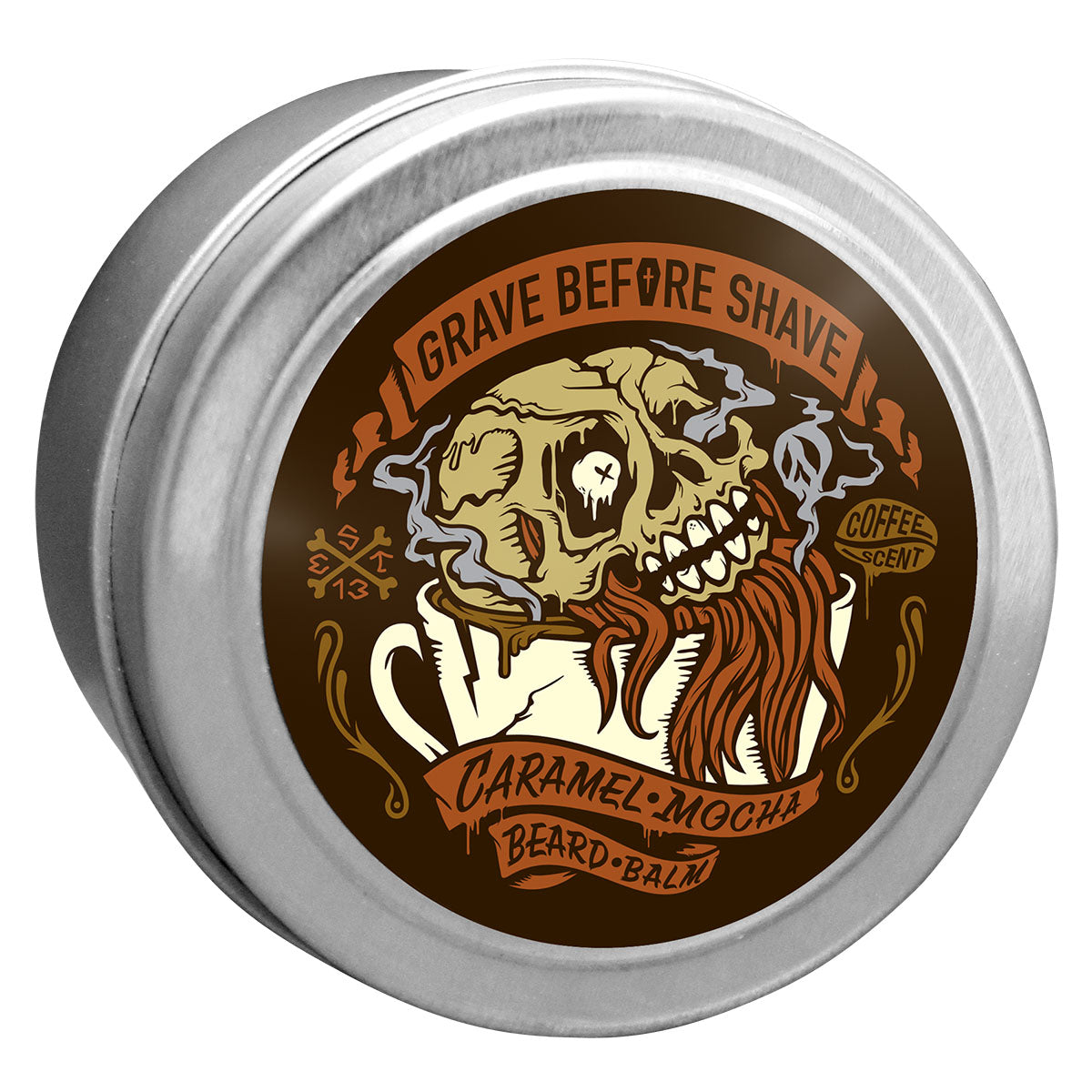 LATAS GRANDES DE 4 OZ. BÁLSAMO GRAVE PARA ANTES DEL AFEITADO DE LA BARBA™