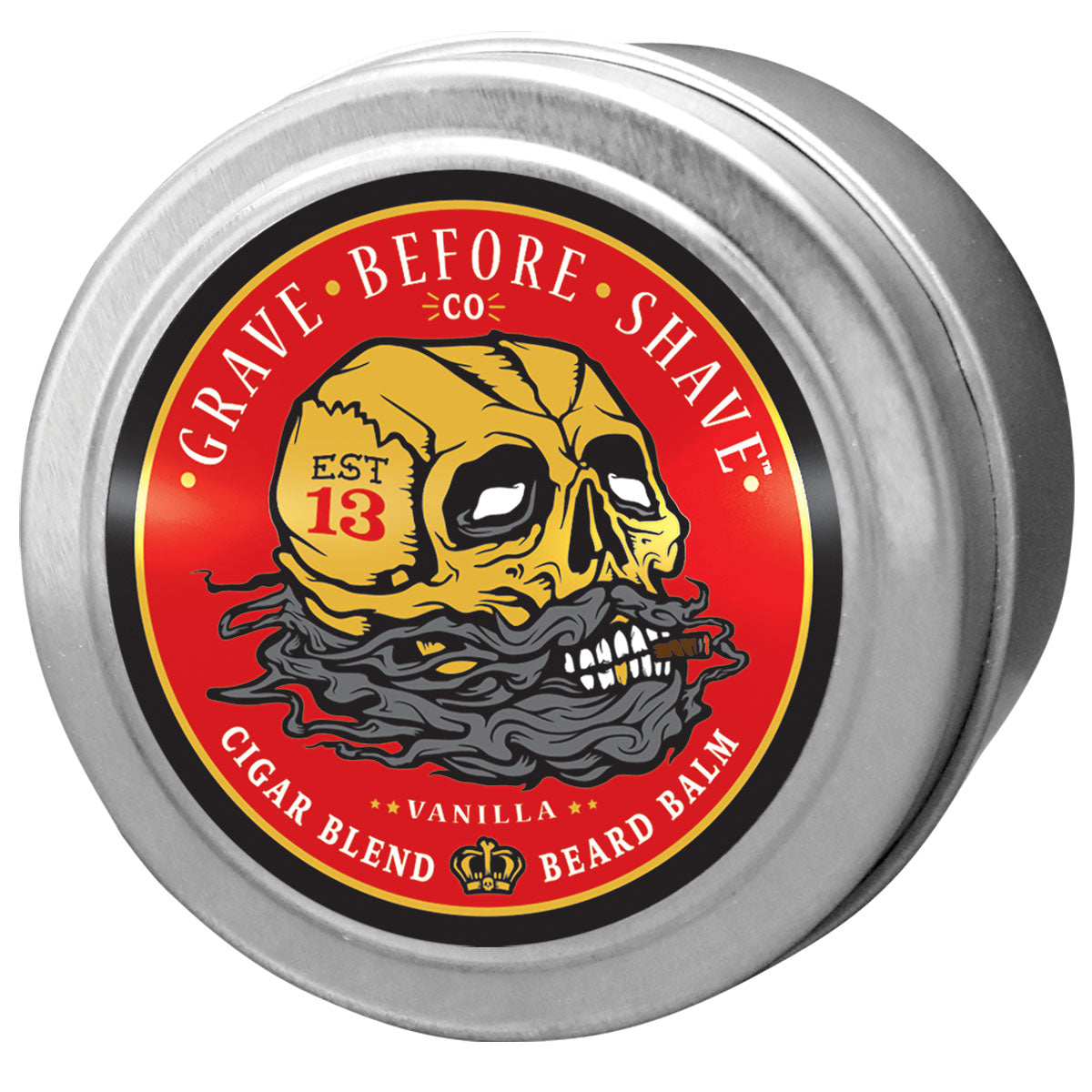LATAS GRANDES DE 4 OZ. BÁLSAMO GRAVE PARA ANTES DEL AFEITADO DE LA BARBA™