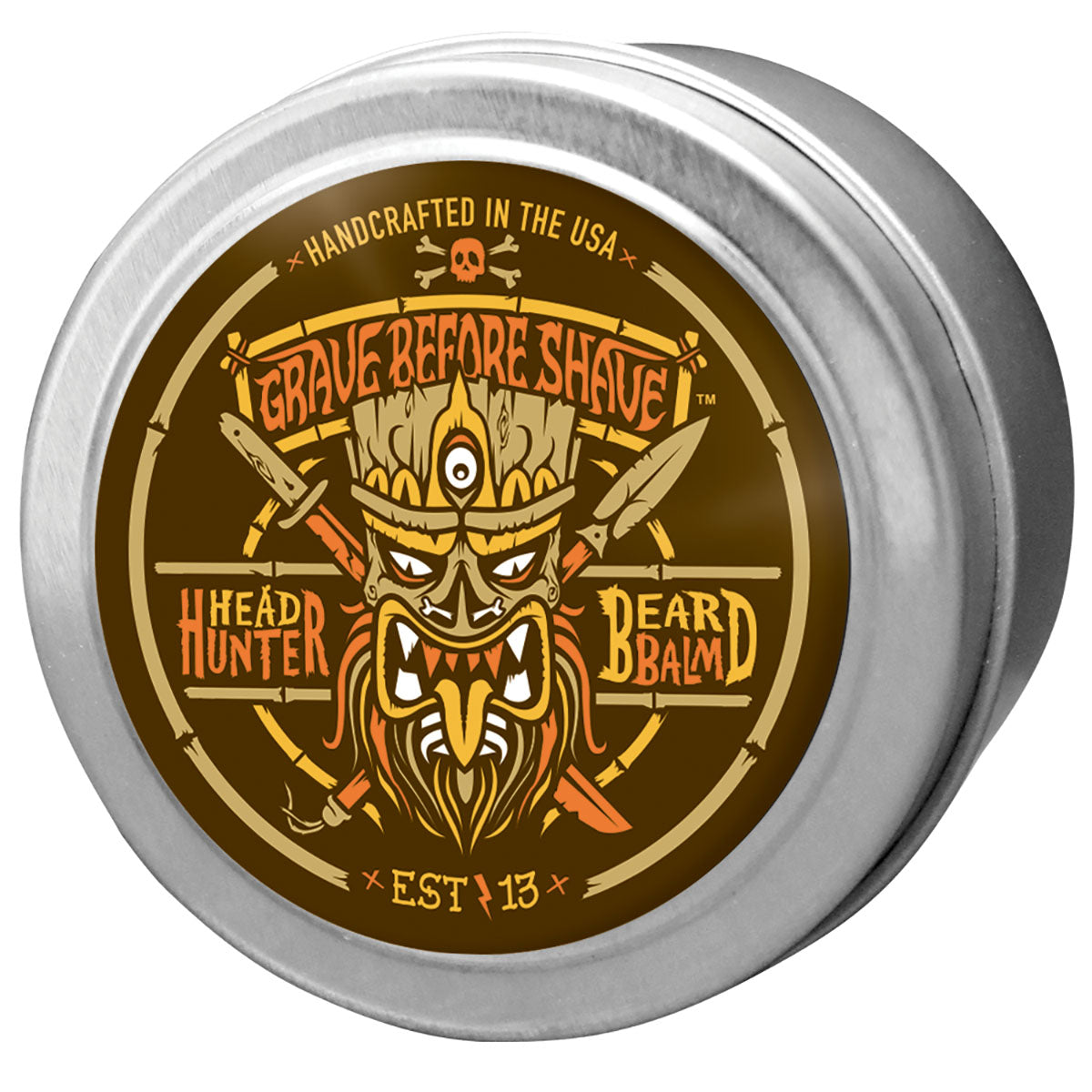 LATAS GRANDES DE 4 OZ. BÁLSAMO GRAVE PARA ANTES DEL AFEITADO DE LA BARBA™