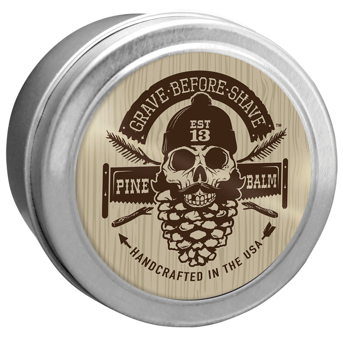 LATAS GRANDES DE 4 OZ. BÁLSAMO GRAVE PARA ANTES DEL AFEITADO DE LA BARBA™
