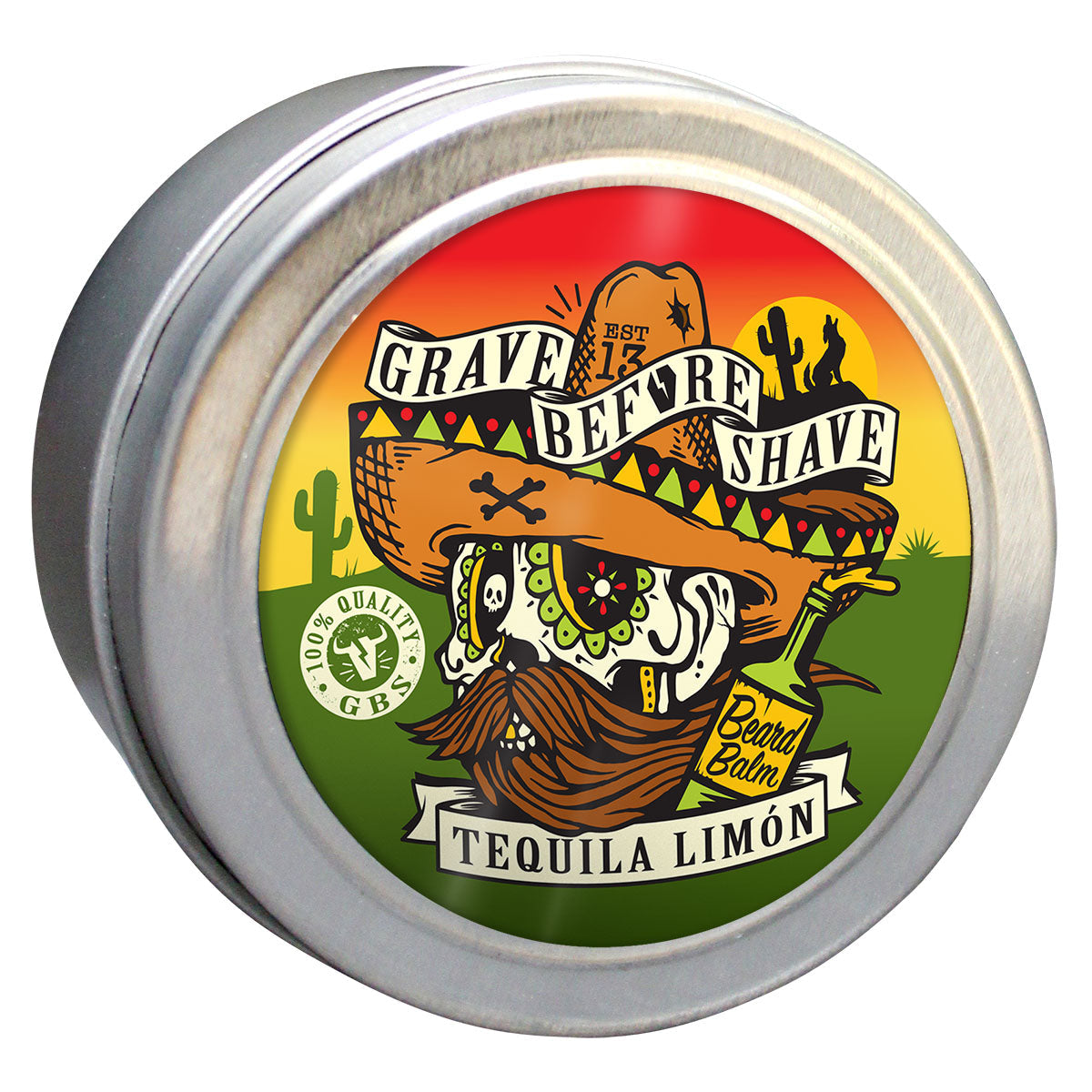 LATAS GRANDES DE 4 OZ. BÁLSAMO GRAVE PARA ANTES DEL AFEITADO DE LA BARBA™