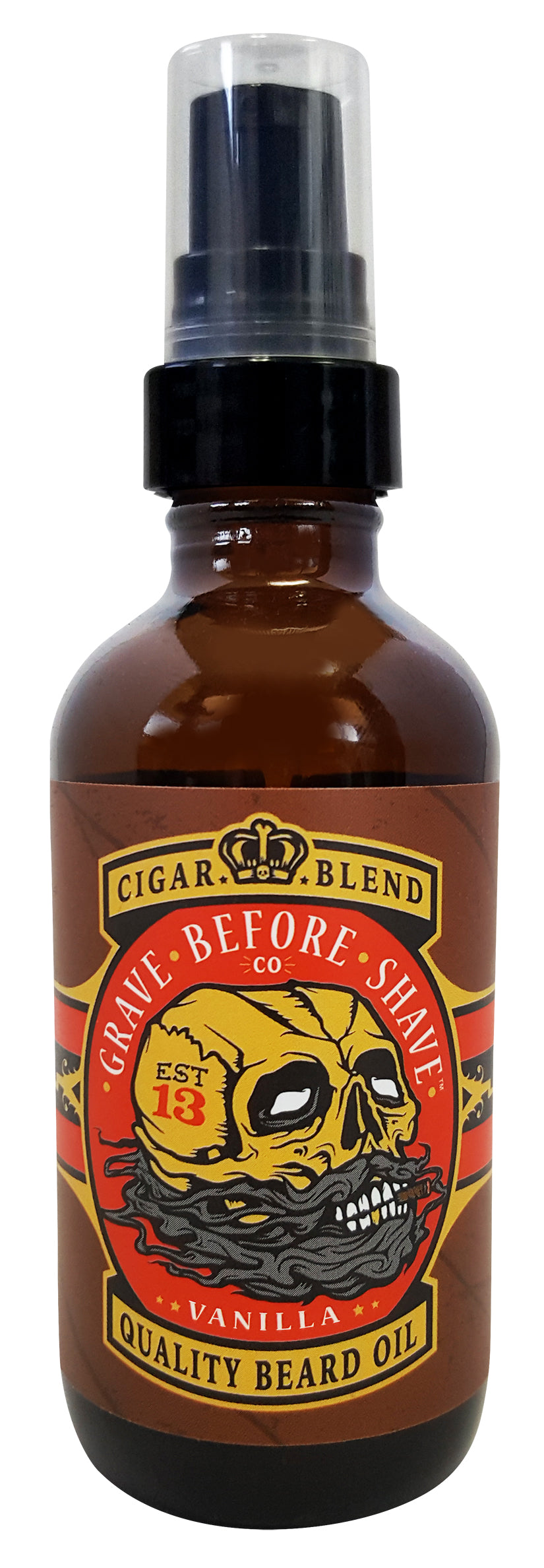 4oz. BIG BOTTLE OF GRAVE BEFORE SHAVE™ BEARD OIL