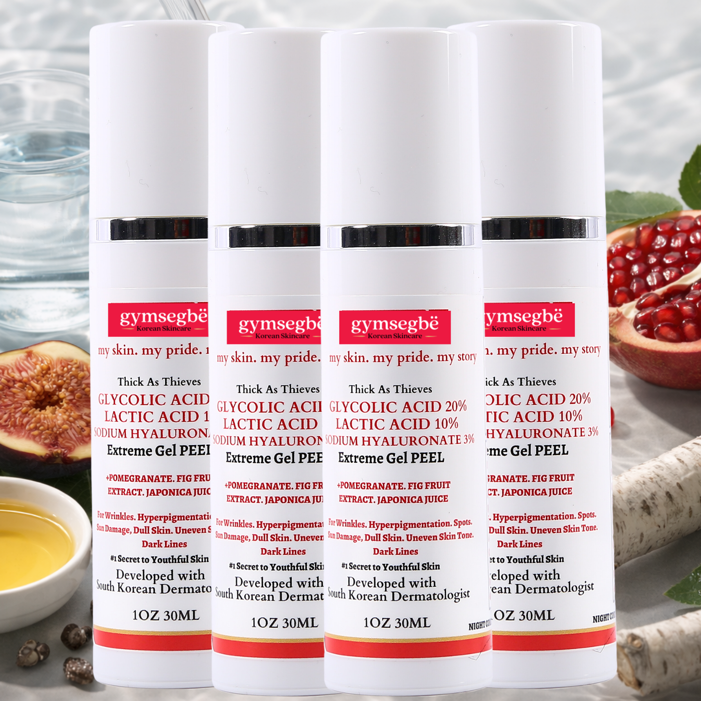 Thick As Thieves Pure Glycolic Acid Lactic Acid Extreme Gel Peel - 30ml