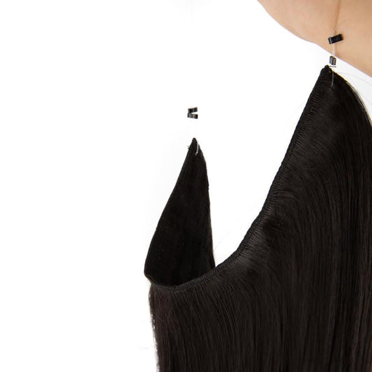 JBEXTENSION Halo Invisible Hair Extension Straight 18inch 110g