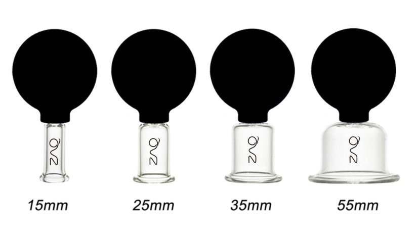 Glass Facial Cupping 4pc Set